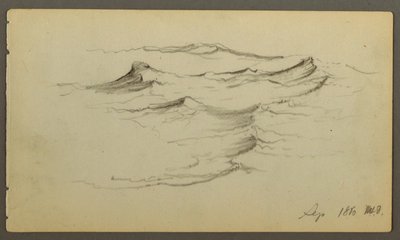 Wellen, 1860 von Frederic Edwin Church