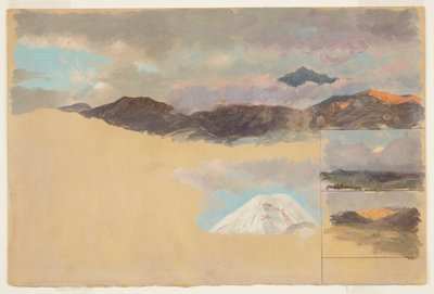 Studien des Chimborazo, Ecuador von Frederic Edwin Church