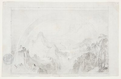 Studie für "Regenzeit in den Tropen" von Frederic Edwin Church