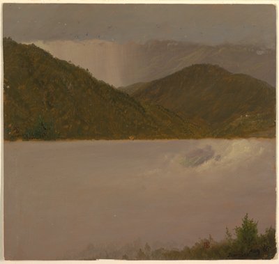 Zwei Wolken- und Berggipfelstudien, Jamaika von Frederic Edwin Church