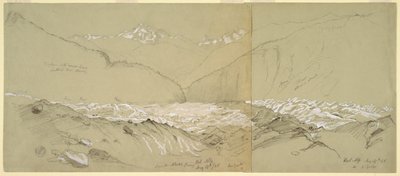 Oberer Aletschgletscher mit dem Großen Fusshorn von Frederic Edwin Church