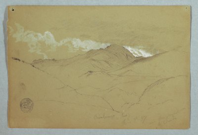 Blick von Osten auf den Mount Chimborazo, Ecuador von Frederic Edwin Church