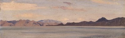 Küste Kleinasiens von Rhodos aus gesehen von Frederic Leighton