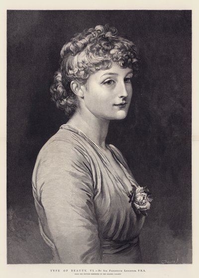 Schönheitstyp, VI von Frederic Leighton
