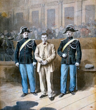 Prozess gegen Sante Jeronimo Caserio, italienischer Anarchist und Attentäter, 1894 von Frederic Lix