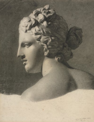 Studie eines Gipsabgusses a la bosse, 1806 von Frederic Millet