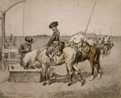 Ein Amur-Kosak von Frederic Remington