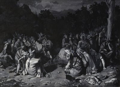 Indische Versammlung von Frederic Remington