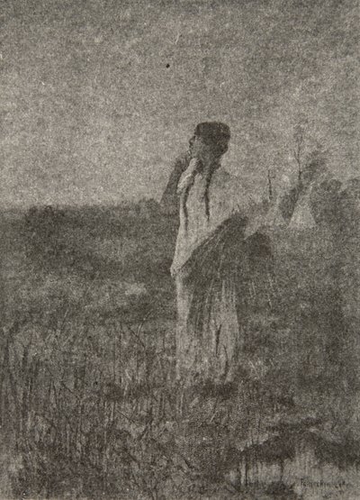 Wie ein Geist, der bei Sonnenaufgang geht, sah er ein Mädchen gehen, aus 