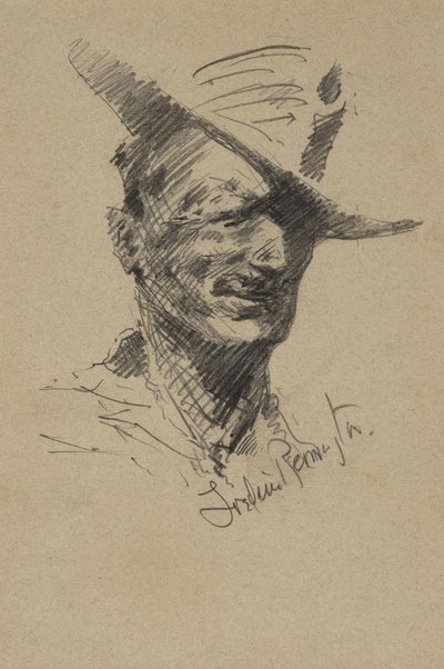 Selbstporträt von Frederic Remington