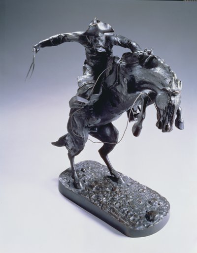 Der Bronco Buster, 1889 von Frederic Remington