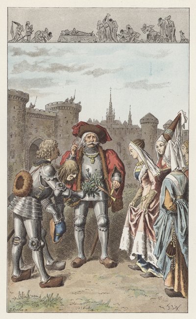 Das war Anne de Bretagne von Frederic Theodore (after) Lix