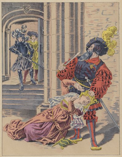 La Barbe Bleue, Blaubart von Frederic Theodore (after) Lix