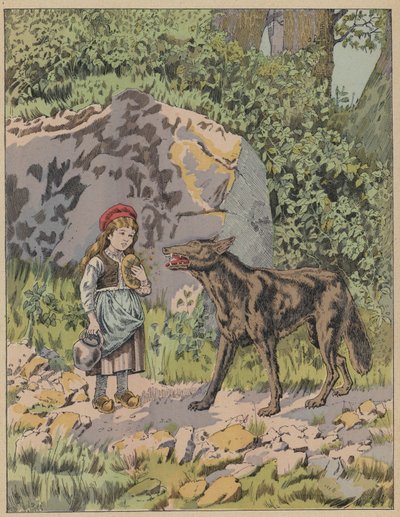 Rotkäppchen von Frederic Theodore (after) Lix