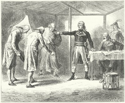 Napoleon entlässt die venezianische Delegation nach den Massakern der Franzosen in Venedig und Verona von Frederic Theodore (after) Lix