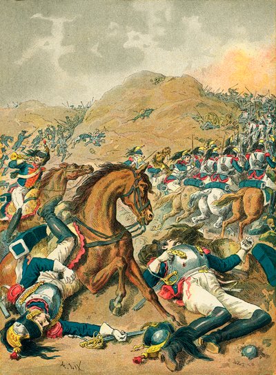 Die Schlacht von Moskau von Frederic Theodore Lix