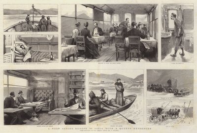 Ein Ansturm durch Europa nach Sofia mit einem Boten der Königin von Frederic Villiers