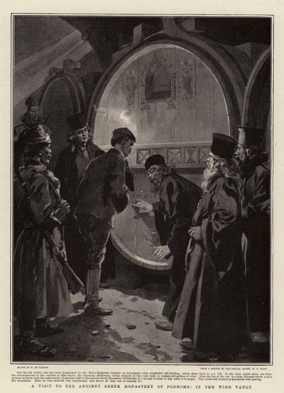 Ein Besuch im antiken griechischen Kloster von Podrome, im Weinkeller von Frederic de Haenen