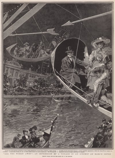 Ein Eindruck einer Reise in einem Luftschiff in Earl