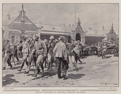 Britische Gefangene in Pretoria wechseln die Quartiere von Frederic de Haenen