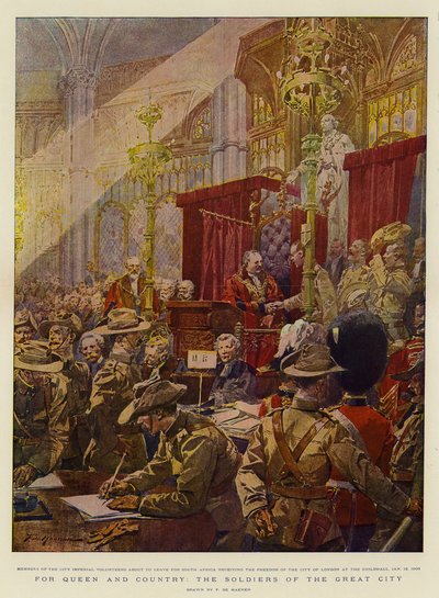 Für Königin und Vaterland, die Soldaten der großen Stadt von Frederic de Haenen