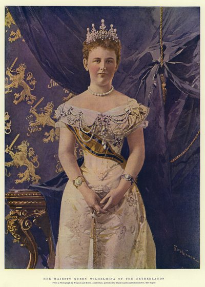 Ihre Majestät Königin Wilhelmina der Niederlande von Frederic de Haenen