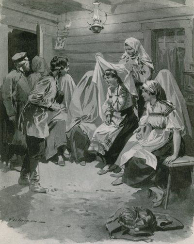 Neujahrsbrauch: Eine Braut wählen von Frederic de Haenen