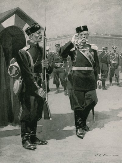 Offizier und Wächter von Frederic de Haenen