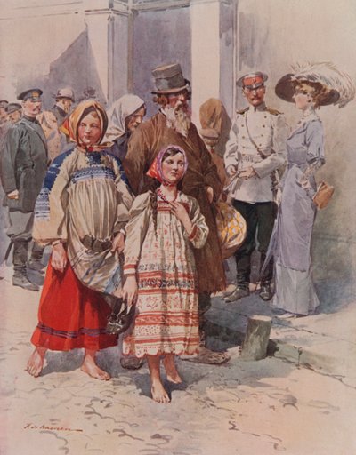 Bauern besuchen Moskau von Frederic de Haenen