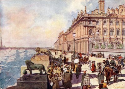 Russland: Der Winterpalast an der Newa von Frederic de Haenen