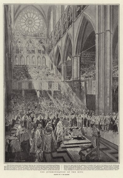 Die Inthronisation des Königs von Frederic de Haenen