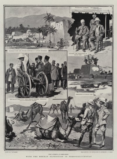 Mit der Mekran-Expedition in Perso-Baluchistan von Frederic de Haenen