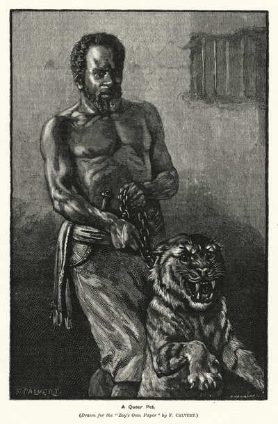 Ein seltsames Haustier von Frederick (after) Calvert