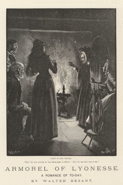 Armorel von Lyonesse, eine Romanze von heute, von Walter Besant von Frederick Barnard