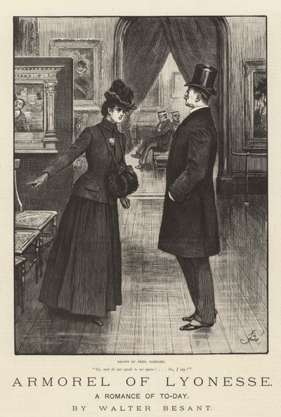 Armorel von Lyonesse, Eine Romanze von Heute, von Walter Besant von Frederick Barnard
