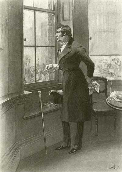 Major Pendennis (Gravur) von Frederick Barnard