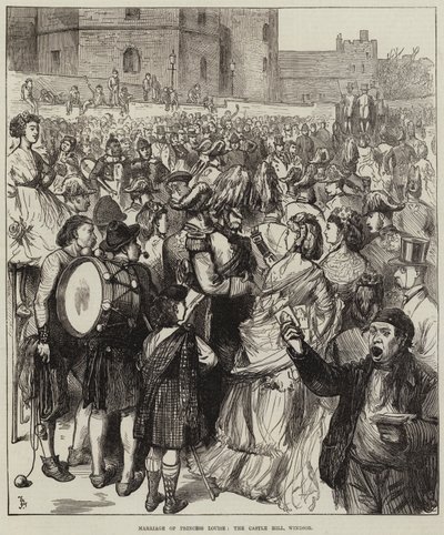 Hochzeit von Prinzessin Louise, Castle Hill, Windsor von Frederick Barnard