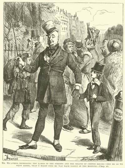 Mr. Micawber von Frederick Barnard
