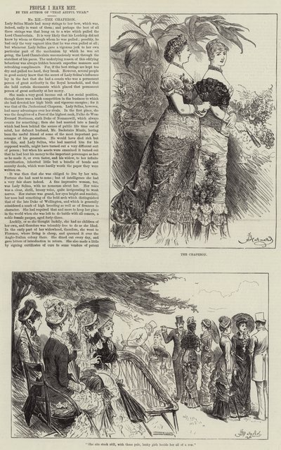 Menschen, die ich getroffen habe, die Anstandsdame von Frederick Barnard