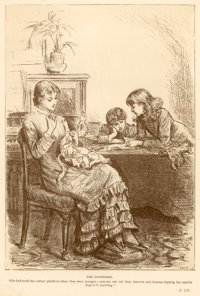 Die Gouvernante von Frederick Barnard