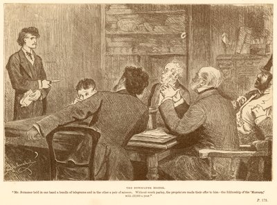 Der Zeitungsredakteur von Frederick Barnard