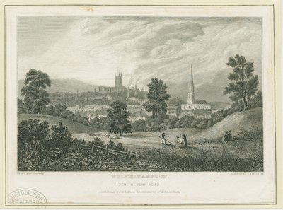 Wolverhampton - Fernansicht von der Penn Road von Frederick Calvert