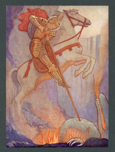 St. Georg, 4. Jahrhundert, Fest 23. April von Frederick Cayley Robinson