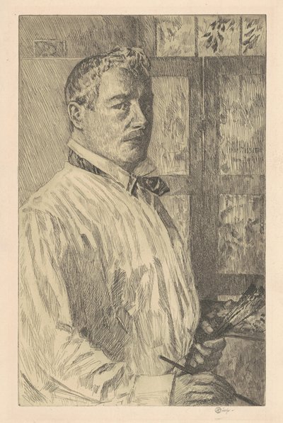 Selbstporträt, 1916 von Frederick Childe Hassam