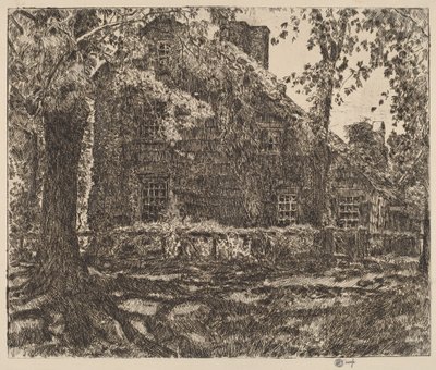Das Home Sweet Home Cottage, Easthampton, 1921 von Frederick Childe Hassam