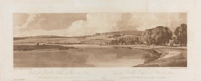 Ansicht von Belle Vue und Pont de Seve von der Terrasse in der Nähe von Pont de St. Cloud 1802; Platte 13 Ansichten in Paris, das Emanuel-Volumen Nachzeichnung der Platte B1981.25.2622 von Frederick Christian Lewis the Elder