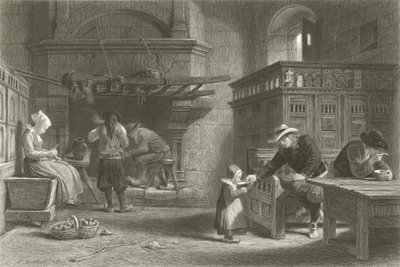 Die Heimische Mahlzeit, Bretagne von Frederick Goodall