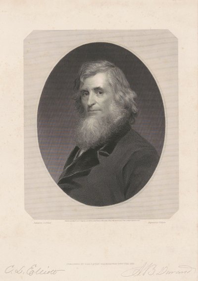 Asher B. Durand von Frederick Halpin, after Charles Loring Elliott