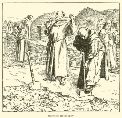 Klösterliche Landwirtschaft von Frederick Henry Townsend