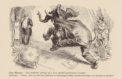 Pantomime-Elefant von Frederick Henry Townsend